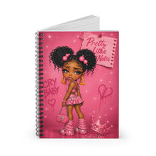 Load image into Gallery viewer, Cotton Candy Glam Cry Baby Spiral Notebook (II) - Ruled Line
