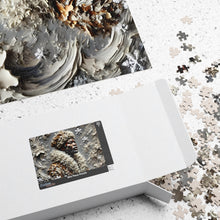 Load image into Gallery viewer, Strength Through the Storm – A Textured Black Art Puzzle (110, 252, 520, 1014-piece)
