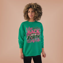 Load image into Gallery viewer, I Love Both Places Back and Forth Sweatshirt – Pink &amp; Green Graphic Unisex EcoSmart® Crewneck Sweatshirt
