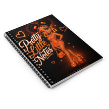 Load image into Gallery viewer, Burnt Tangerine Pretty Little Notes Spiral Notebook - Ruled Line
