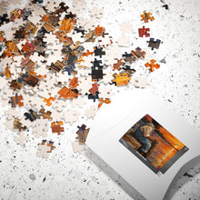 Load image into Gallery viewer, Golden Hour Fishing – A Moment of Peace Puzzle (110, 252, 520, 1014-piece)
