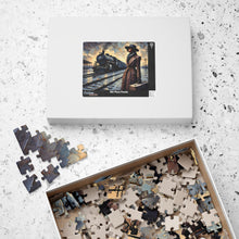 Load image into Gallery viewer, The Journey Ahead – Vintage Train Station Jigsaw Puzzle (110, 252, 520, 1014-piece)
