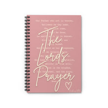 Load image into Gallery viewer, The Lords Prayer Spiral Notebook - Ruled Line
