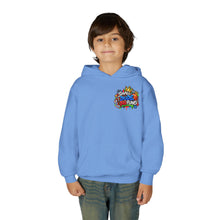 Load image into Gallery viewer, Small Dude Big Plans Boys Basketball Hoodie | Motivational Kids Graphic Youth Heavy Blend Hooded Sweatshirt
