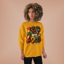 Load image into Gallery viewer, I Love My Locs Unisex EcoSmart® Crewneck Sweatshirt
