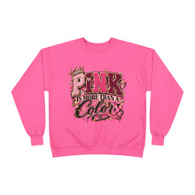 Load image into Gallery viewer, Pink Is More Than a Color Breast Cancer Awareness Unisex EcoSmart® Crewneck Sweatshirt
