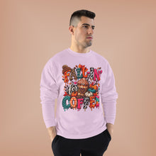 Load image into Gallery viewer, Fall-In’ for Coffee Unisex EcoSmart® Crewneck Sweatshirt
