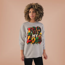 Load image into Gallery viewer, I Love My Locs Unisex EcoSmart® Crewneck Sweatshirt
