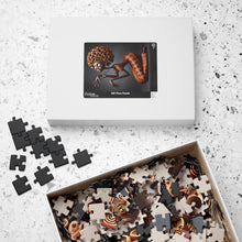 Load image into Gallery viewer, Sculpted in Gold – Afrocentric Bronze Art Puzzle (110, 252, 520, 1014-piece)

