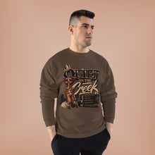 Load image into Gallery viewer, Quiet on the Creek | Less Talk More Peace Luxury Streetwear Graphic Unisex EcoSmart® Crewneck Sweatshirt
