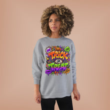 Load image into Gallery viewer, Halloween Trick or Treat Crewneck Sweatshirt
