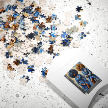 Load image into Gallery viewer, Couture &amp; Coffee – Luxury Textured Art Puzzle (110, 252, 520, 1014-piece)
