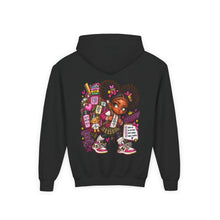 Load image into Gallery viewer, Smart Girls Change the World Youth Heavy Blend Hooded Sweatshirt
