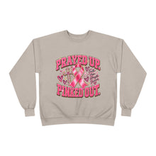 Load image into Gallery viewer, Prayed Up Pinked Out Breast Cancer Awareness Unisex EcoSmart® Crewneck Sweatshirt
