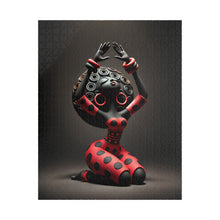 Load image into Gallery viewer, Lifted in Joy – Red &amp; Black Inspirational Art Jigsaw Puzzle (110, 252, 520, 1014-piece)
