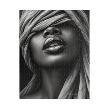 Load image into Gallery viewer, Silver Silence – Black &amp; White Metallic Art Puzzle (110, 252, 520, 1014-piece)
