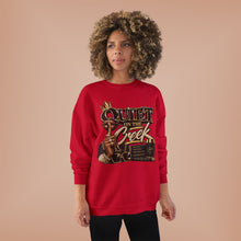 Load image into Gallery viewer, Quiet on the Creek | Less Talk More Peace Luxury Streetwear Graphic Unisex EcoSmart® Crewneck Sweatshirt
