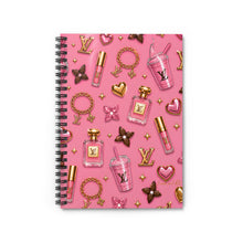 Load image into Gallery viewer, Pink Luxe Dreams Spiral Notebook - Ruled Line
