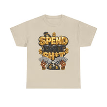 Load image into Gallery viewer, Spend Dat Sh*t Money Graphic Tee | Gold &amp; Black Cash Money Unisex Heavy Cotton Tee
