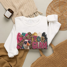 Load image into Gallery viewer, Too Glam to Give a Damn Goose Unisex Heavy Blend™ Crewneck Sweatshirt
