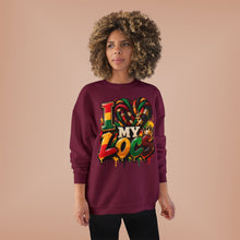 Load image into Gallery viewer, I Love My Locs Unisex EcoSmart® Crewneck Sweatshirt
