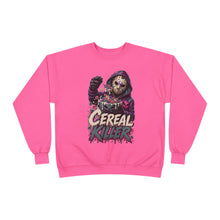 Load image into Gallery viewer, Cereal Killer Halloween Sweatshirt | Masked Horror Graphic Unisex EcoSmart® Crewneck Sweatshirt
