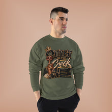 Load image into Gallery viewer, Quiet on the Creek | Less Talk More Peace Luxury Streetwear Graphic Unisex EcoSmart® Crewneck Sweatshirt

