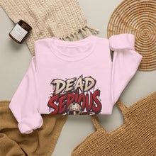 Load image into Gallery viewer, Dead Serious Halloween Sweatshirt | Masked Horror Streetwear Unisex Heavy Blend™ Crewneck Sweatshirt
