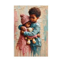 Load image into Gallery viewer, Wrapped in Love – Heartwarming Children &amp; Teddy Bear Jigsaw Puzzle | Textured Childhood Art (110, 252, 520, 1014-piece)
