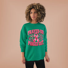 Load image into Gallery viewer, Prayed Up Pinked Out Breast Cancer Awareness Unisex EcoSmart® Crewneck Sweatshirt
