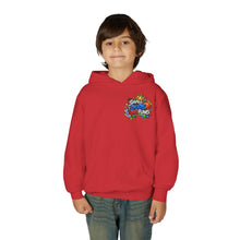 Load image into Gallery viewer, Small Dude Big Plans Boys Basketball Hoodie | Motivational Kids Graphic Youth Heavy Blend Hooded Sweatshirt
