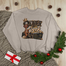 Load image into Gallery viewer, Quiet on the Creek | Less Talk More Peace Luxury Streetwear Graphic Unisex EcoSmart® Crewneck Sweatshirt
