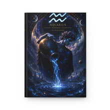 Load image into Gallery viewer, Between Stars and Water ( Aquarius) Hardcover Journal Matte
