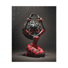 Load image into Gallery viewer, Lifted in Joy – Red &amp; Black Inspirational Art Jigsaw Puzzle (110, 252, 520, 1014-piece)
