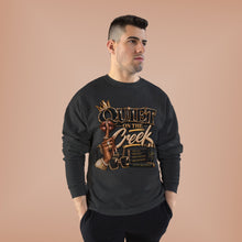 Load image into Gallery viewer, Quiet on the Creek | Less Talk More Peace Luxury Streetwear Graphic Unisex EcoSmart® Crewneck Sweatshirt
