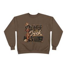 Load image into Gallery viewer, Quiet on the Creek | Less Talk More Peace Luxury Streetwear Graphic Unisex EcoSmart® Crewneck Sweatshirt
