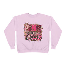 Load image into Gallery viewer, Pink Is More Than a Color Breast Cancer Awareness Unisex EcoSmart® Crewneck Sweatshirt
