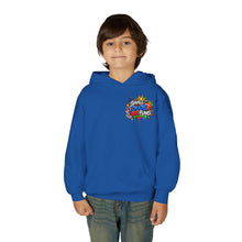 Load image into Gallery viewer, Small Dude Big Plans Boys Basketball Hoodie | Motivational Kids Graphic Youth Heavy Blend Hooded Sweatshirt
