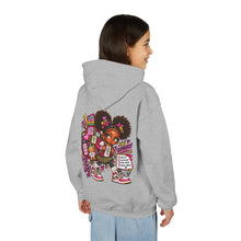 Load image into Gallery viewer, Smart Girls Change the World Youth Heavy Blend Hooded Sweatshirt
