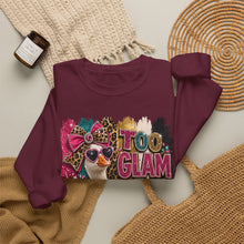 Load image into Gallery viewer, Too Glam to Give a Damn Goose Unisex Heavy Blend™ Crewneck Sweatshirt
