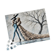 Load image into Gallery viewer, Winter's Runway – Textured High-Fashion ArtPuzzle (110, 252, 520, 1014-piece)
