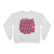 Load image into Gallery viewer, Prayed Up Pinked Out Breast Cancer Awareness Unisex EcoSmart® Crewneck Sweatshirt
