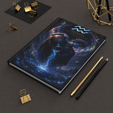 Load image into Gallery viewer, Between Stars and Water ( Aquarius) Hardcover Journal Matte
