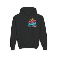 Load image into Gallery viewer, Small Artist Big Dreams Youth Heavy Blend Hooded Sweatshirt

