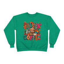 Load image into Gallery viewer, Fall-In’ for Coffee Unisex EcoSmart® Crewneck Sweatshirt

