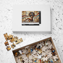 Load image into Gallery viewer, Rhythm of Her Soul – Colorful Afro Art Puzzle (110, 252, 520, 1014-piece)
