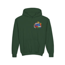 Load image into Gallery viewer, Small Dude Big Plans Boys Basketball Hoodie | Motivational Kids Graphic Youth Heavy Blend Hooded Sweatshirt
