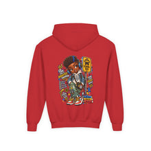 Load image into Gallery viewer, Cool Kids, Brighter Tomorrow Youth Heavy Blend Hooded Sweatshirt
