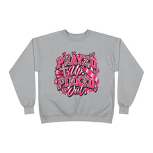 Load image into Gallery viewer, Prayed Up Pinked Out Breast Cancer Awareness Unisex EcoSmart® Crewneck Sweatshirt
