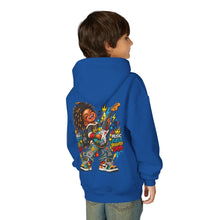 Load image into Gallery viewer, Small Kid Big Sound Kids Hoodie – Little Rockstar Music Graphic Youth Heavy Blend Hooded Sweatshirt
